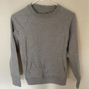 Gray Lululemon crew neck sweater